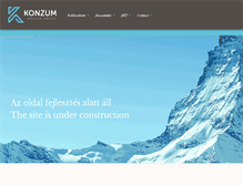 Tablet Screenshot of konzum.hu
